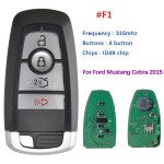 Ford 4 Button Smart Key 2017-2022 For M3N-A2C93142300 | Aftermarket